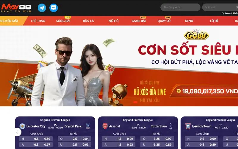 Đánh giá May88 - Thương hiệu hàng đầu trên thị trường cá cược