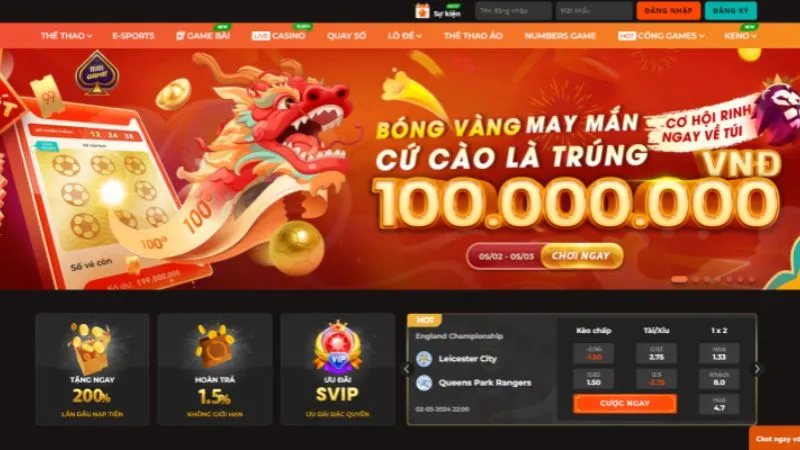 Nhà cái SV88 đẳng cấp